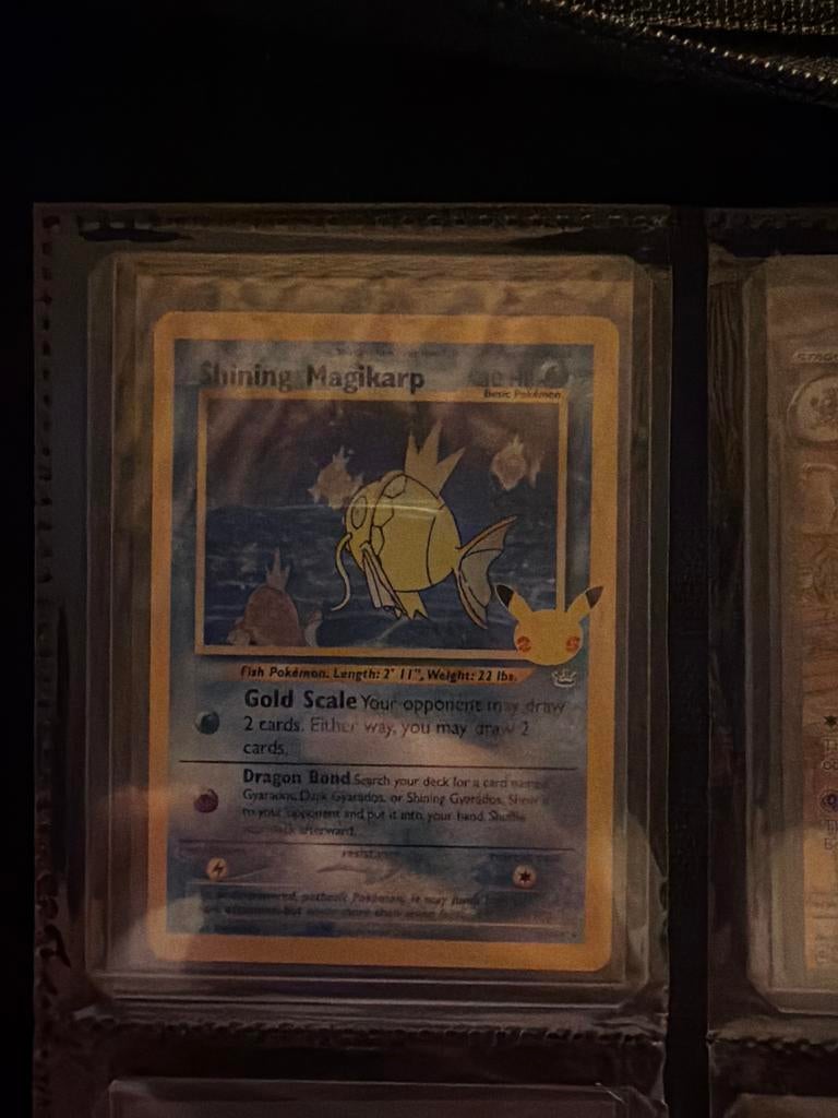 Shining Magikarp Pokémon Kaart - Zo goed als nieuw, Ophalen of Verzenden, Zo goed als nieuw, Losse kaart