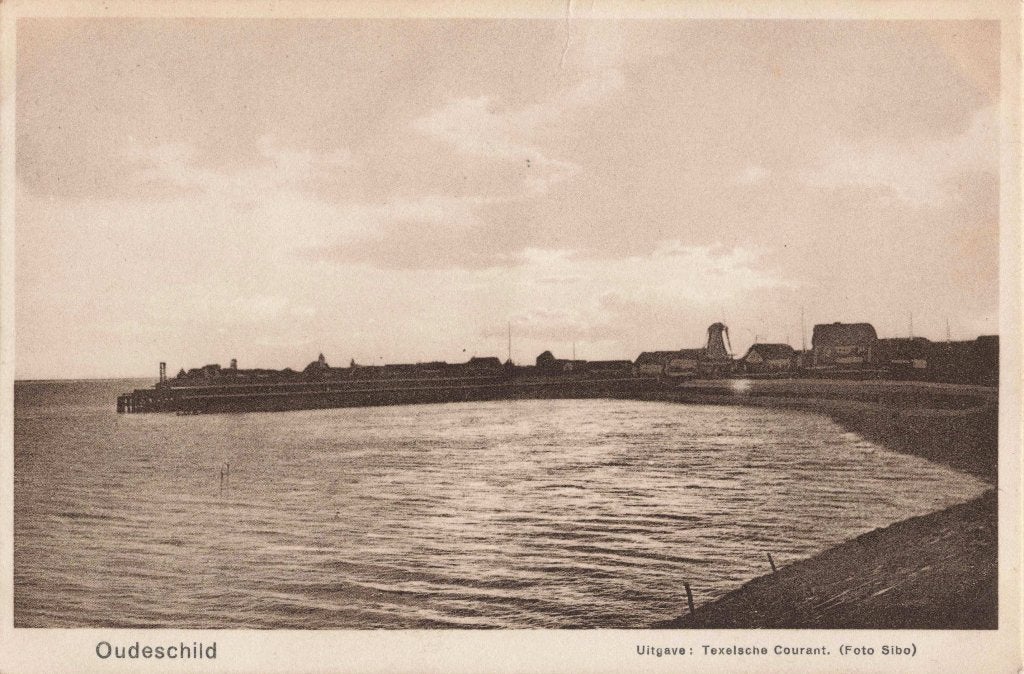 Texel Oudeschild AF1123, Verzamelen, Ophalen, 1920 tot 1940, Gelopen, Waddeneilanden