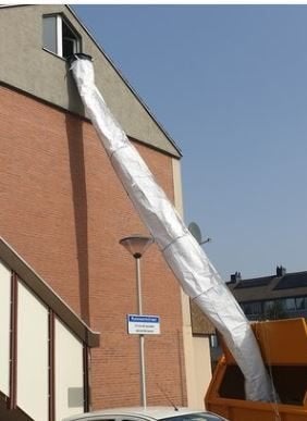 Flexibele stortkoker, incl. vultrechter, alles 50cm doorsnee, Doe-het-zelf en Verbouw, Overige Doe-het-zelf en Verbouw, Ophalen