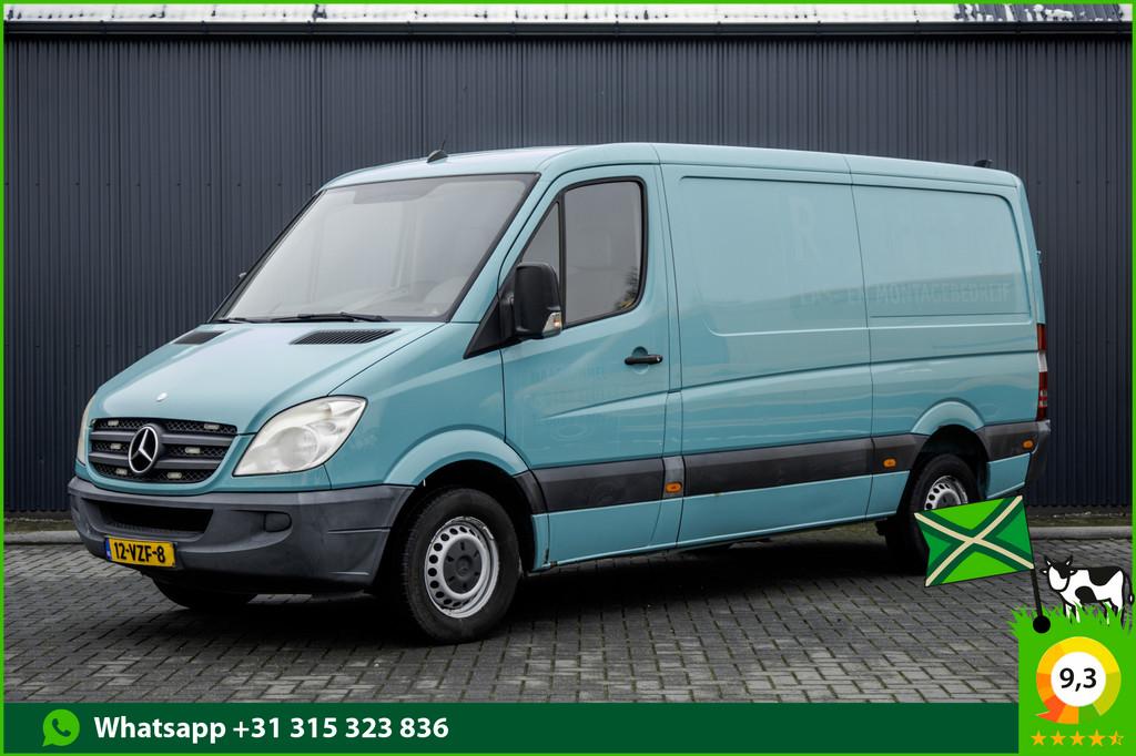 Mercedes-Benz Sprinter 318 | 3.0 CDI V6 | 180 PK | Airco | A, Auto's, Automaat, Gebruikt, Zwart, 2987 cc