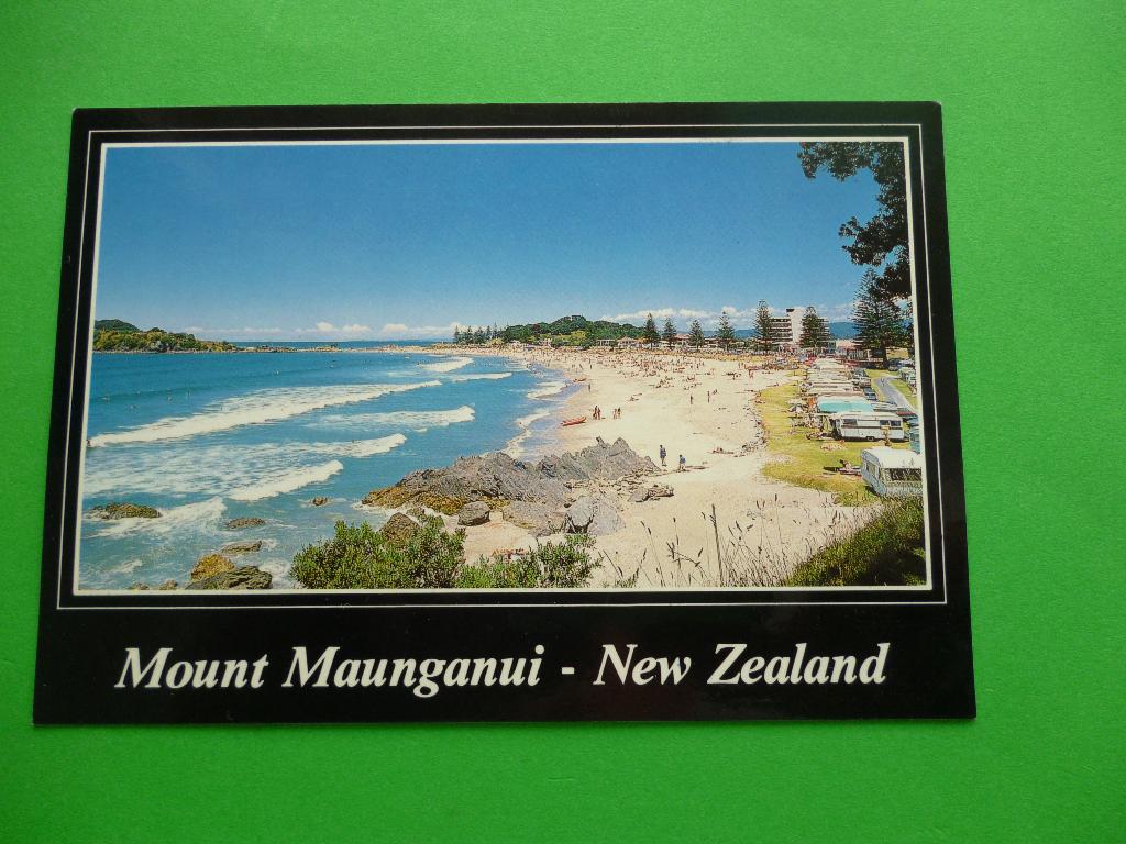 ansichtkaart New Zealand Mount Maunganui, Ophalen of Verzenden, 1980 tot heden, Gelopen, Buiten Europa