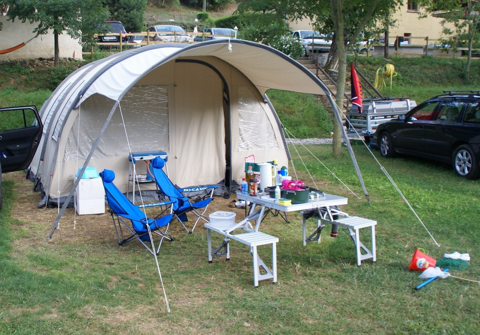 Bardani Villanova Prestige 400 tunneltent, Ophalen, Gebruikt