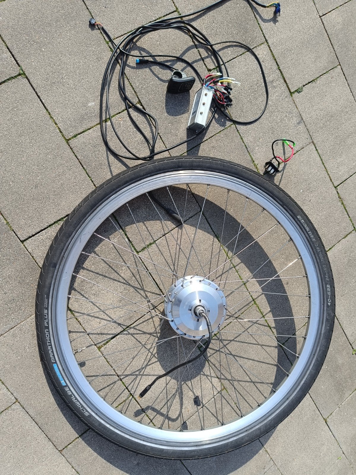 ebike set moter met velg ,controller, display en kabel, Fietsen en Brommers, Ophalen of Verzenden, Elektrische fiets