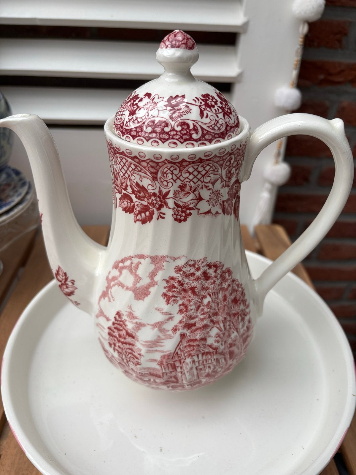 Vintage Barratts Staffordshire Ware Koffiepot, Antiek en Kunst, Ophalen of Verzenden