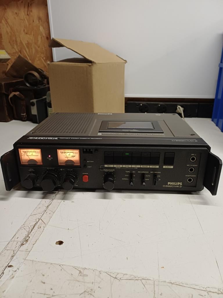 Philips D6920 MK2 Portable Stereo Cassette Recorder, Ophalen of Verzenden