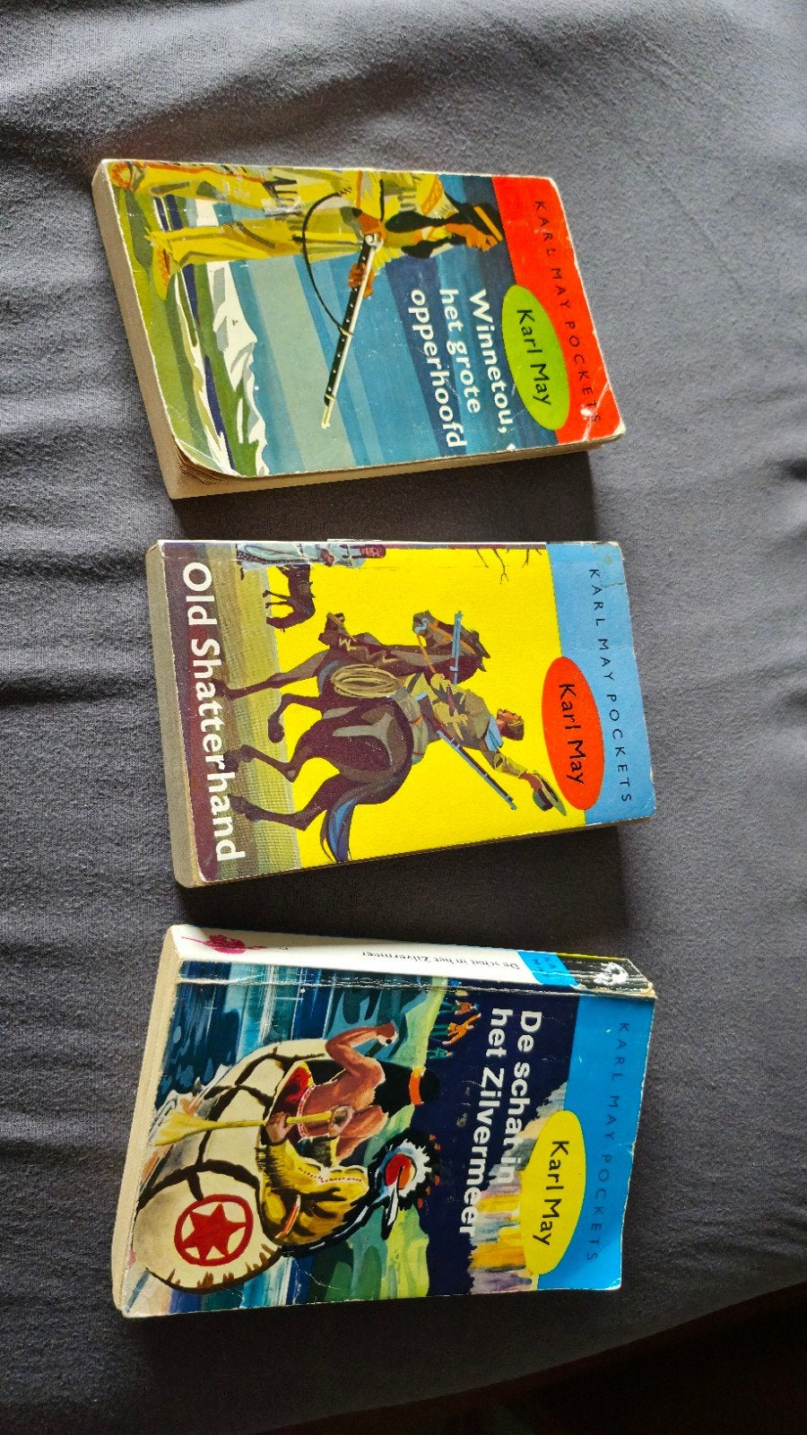 Karl May Pockets: Winnetou, Old Shatterhand, Zilvermeer, Boeken, Avontuur en Actie, Ophalen of Verzenden, Gelezen, Karl May
