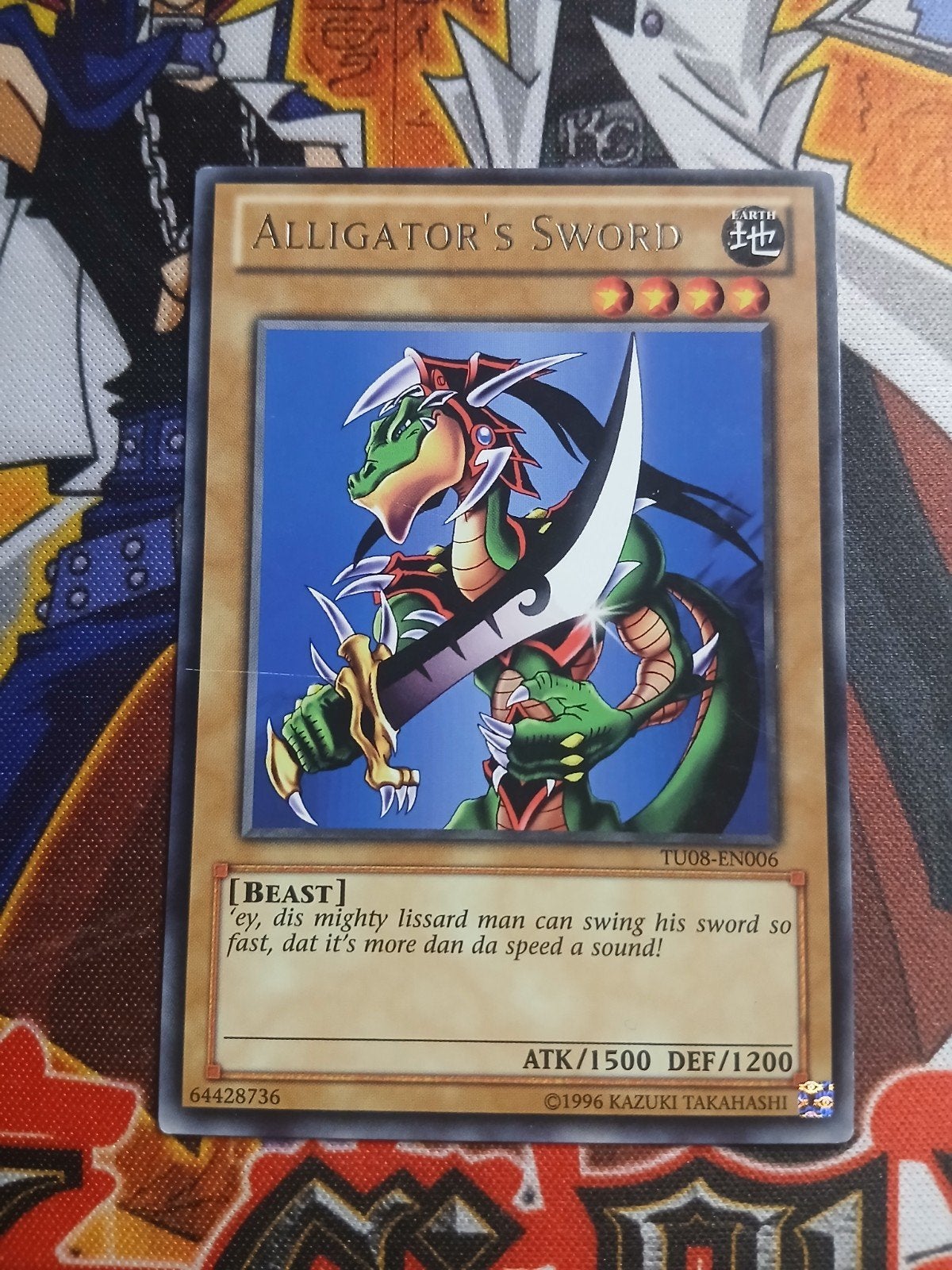 Alligator's Sword - TU08 Turbo Pack Promo - Yu-Gi-Oh, Hobby en Vrije tijd, Ophalen of Verzenden, Zo goed als nieuw