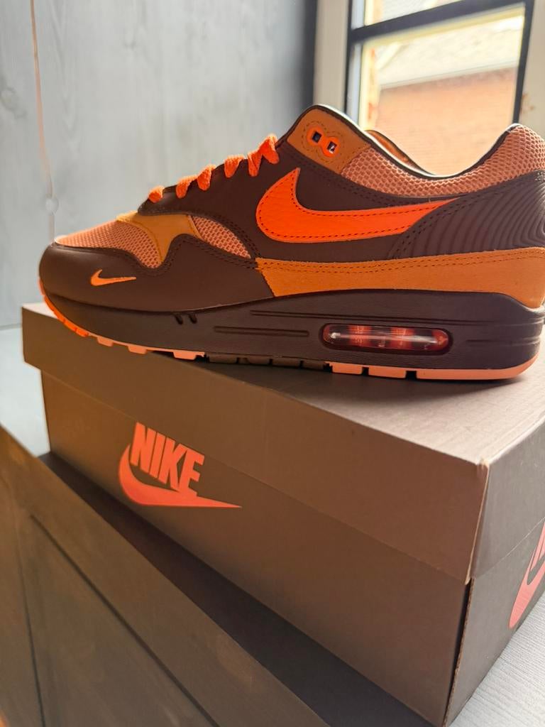 Air max 1 kingsday 42,5, Ophalen of Verzenden, Nieuw, Bruin, Sneakers of Gympen