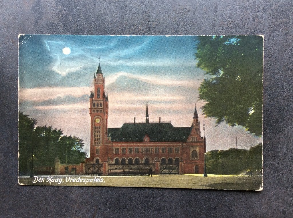 ‘s-Gravenhage, Vredespaleis, Ophalen of Verzenden, 1920 tot 1940, Gelopen, Zuid-Holland