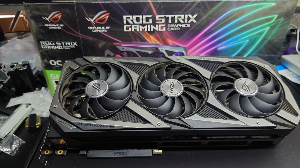 ASUS ROG Strix GeForce RTX 3070 Ti OC Edition, Computers en Software, Ophalen, Gebruikt, GDDR6, PCI-Express 4