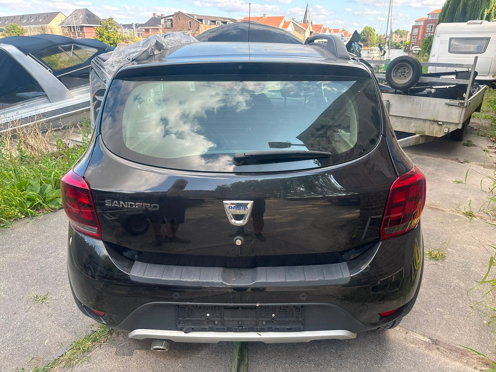 Achterklep Dacia Sandero Stepway 2020 - Nette staat, Gebruikt, Achterklep, Achter, Ophalen