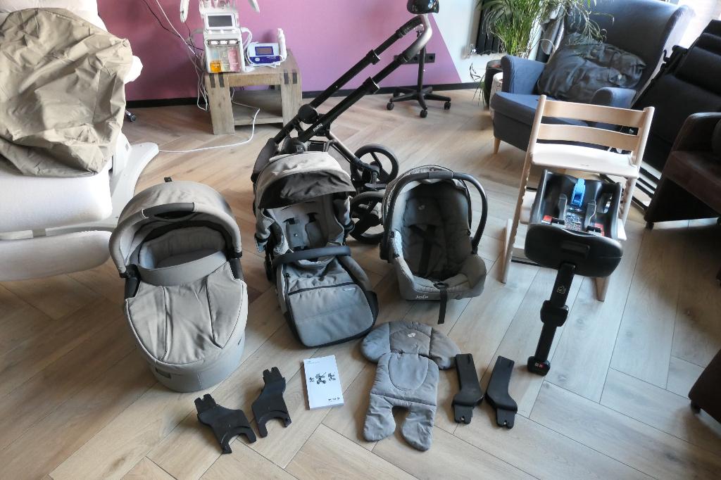 kinderwagen, Ophalen, Verstelbare duwstang, Zo goed als nieuw, Combiwagen