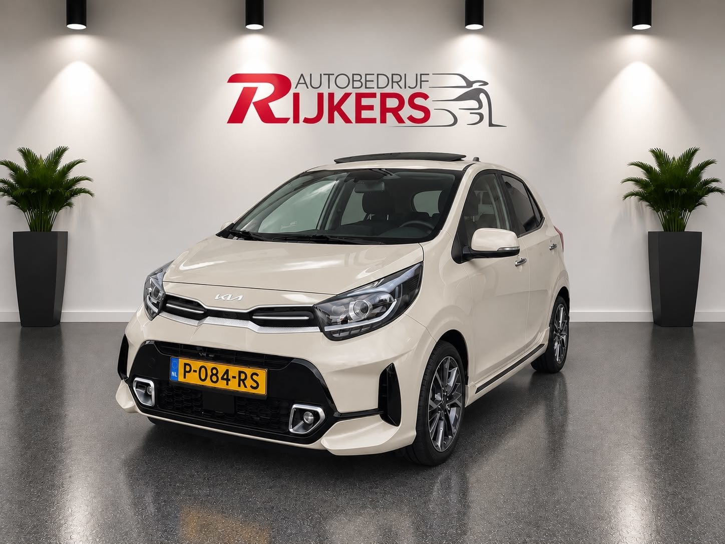 Kia Picanto 1.0 T-GDi GT-Line 100PK Schuif/kanteldak,Apple C, Auto's, Voorwielaandrijving, Dealer onderhouden, Gebruikt, Bruin