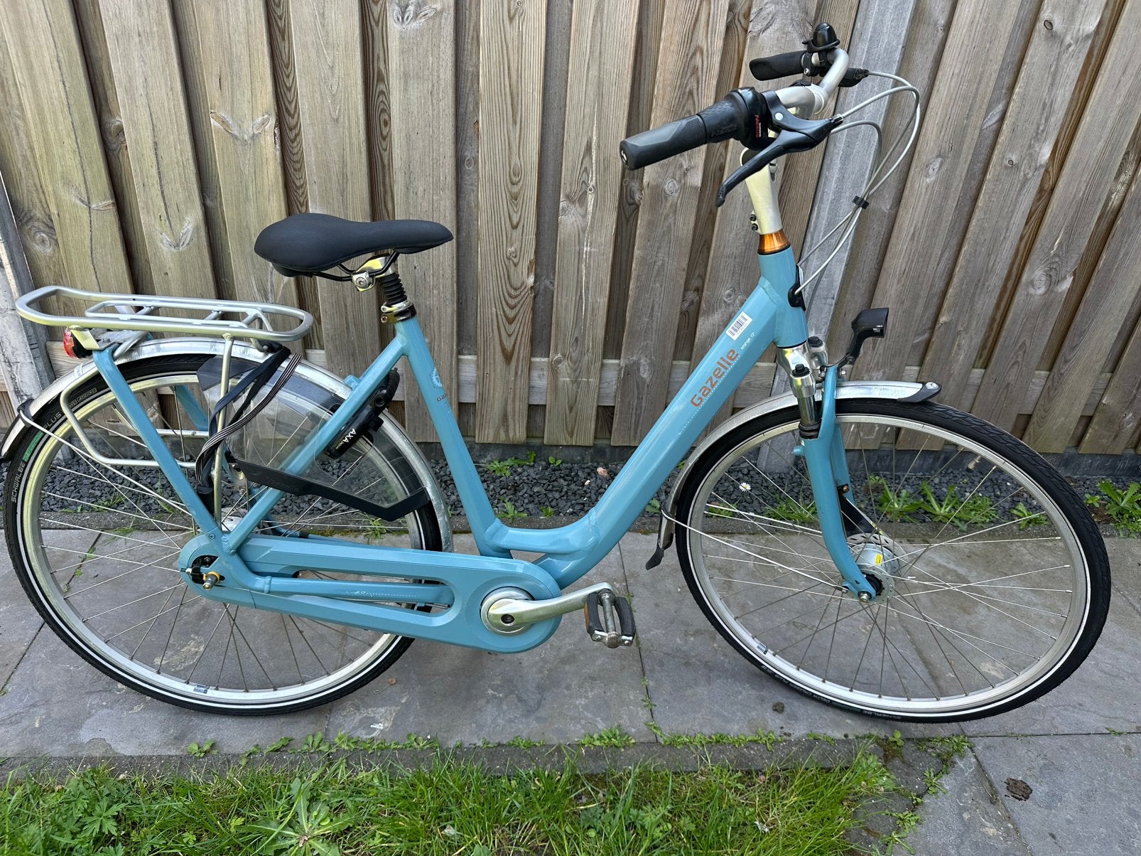 Gazelle orange damesfiets C7+maat 49 cm, Fietsen en Brommers, Fietsen | Heren | Herenfietsen, Versnellingen, Ophalen of Verzenden