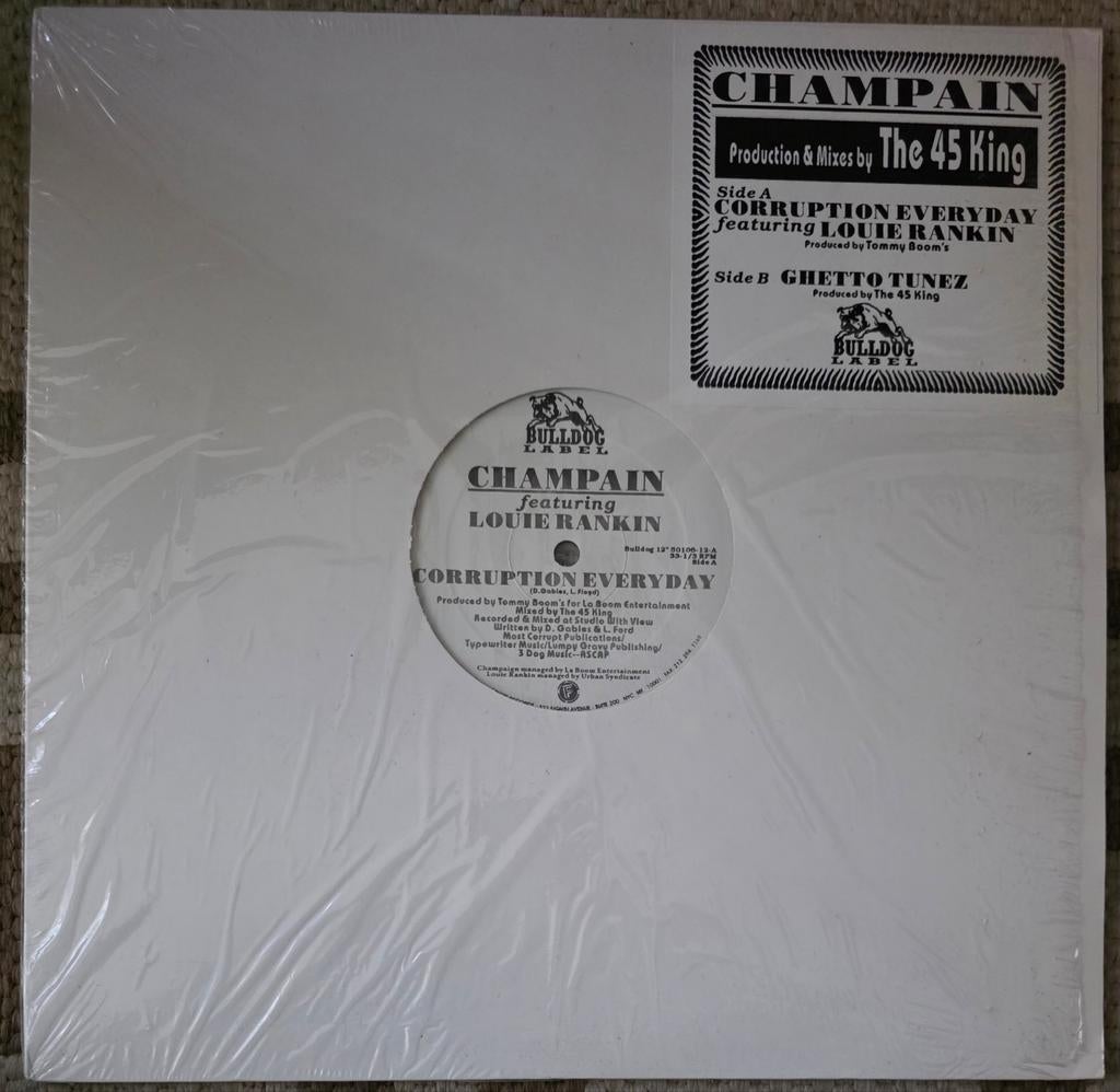 CHAMPAIN feat. LOUIE RANKIN US-pressing 12-inch, Verzenden