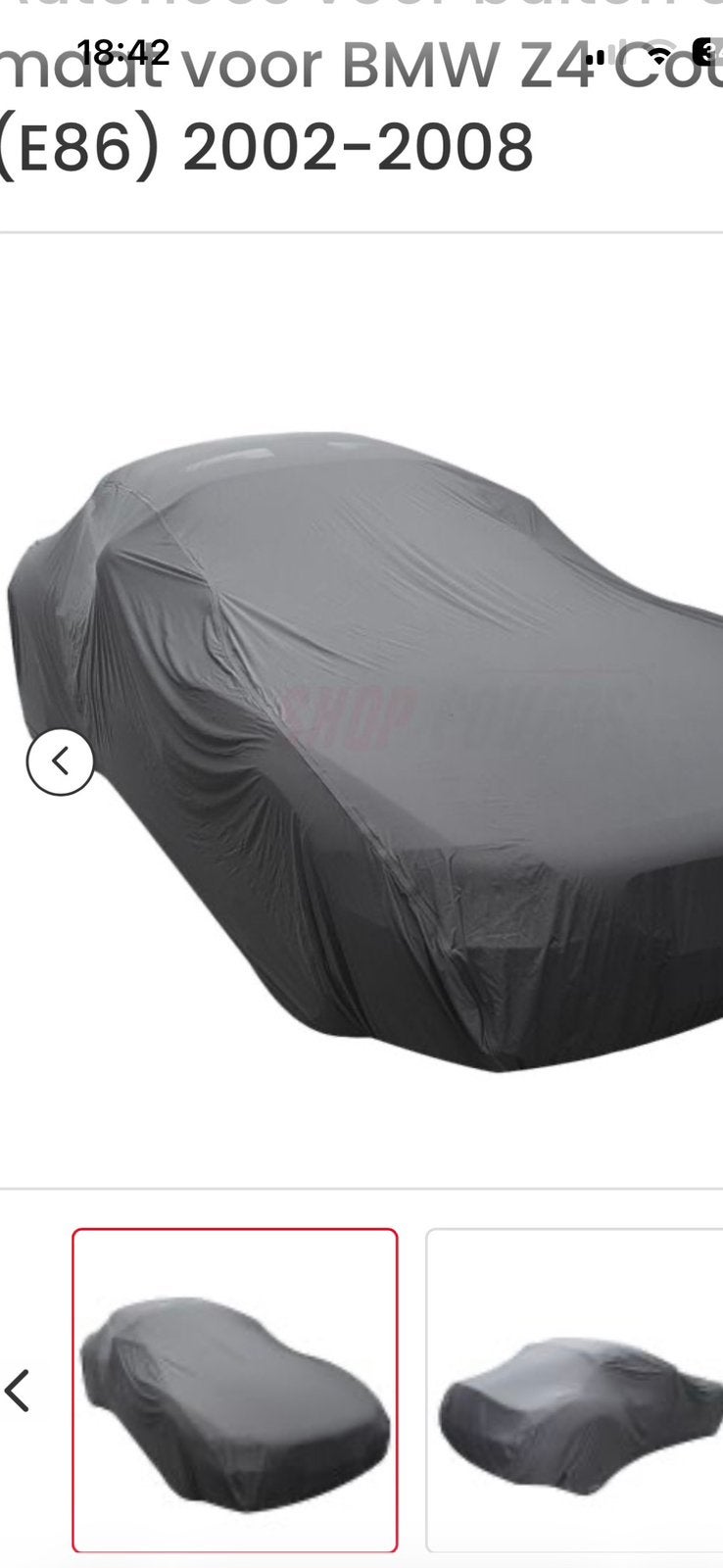 Autohoes voor buiten A Stars Cover, Ophalen, Op maat