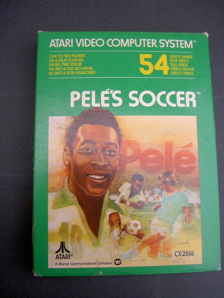 atari game pele's soccer nr 54 in doos etc., Gebruikt, 1 speler, Eén computer, Ophalen of Verzenden