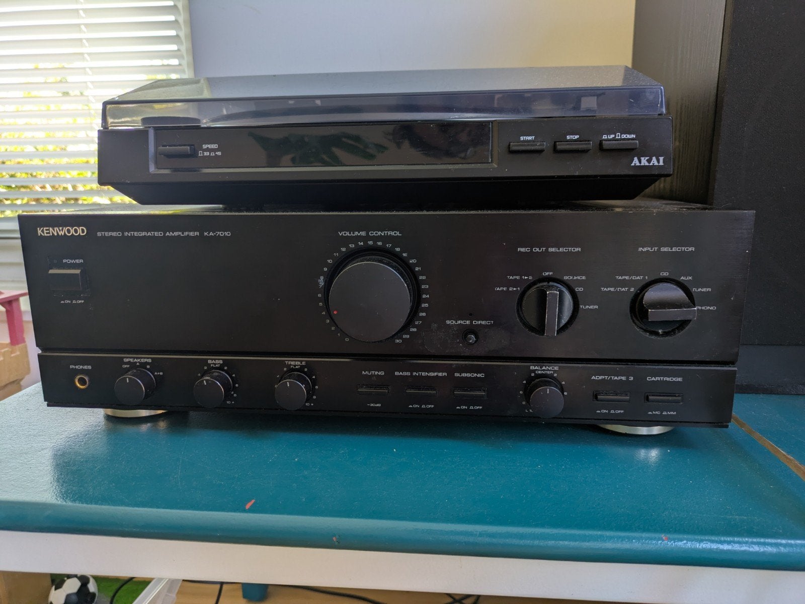 Kenwood KA-7010 versterker, Ophalen, Gebruikt, Stereo, 60 tot 120 watt