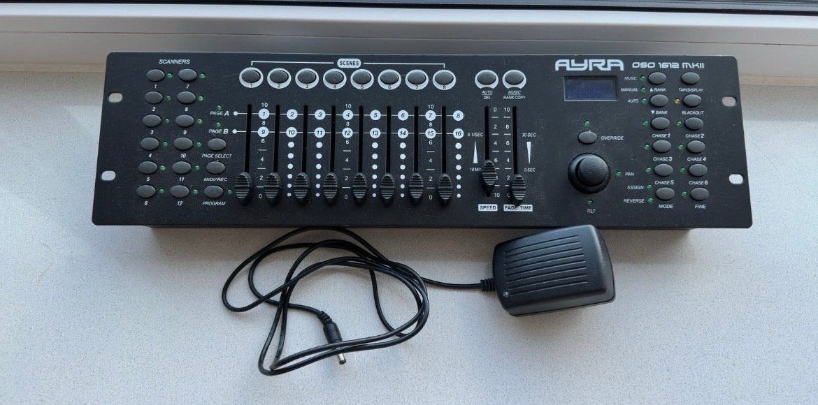 Ayra Oso 1612 mk2 lichtcontroller 192 Kanalen, Ophalen, Gebruikt, Overige typen
