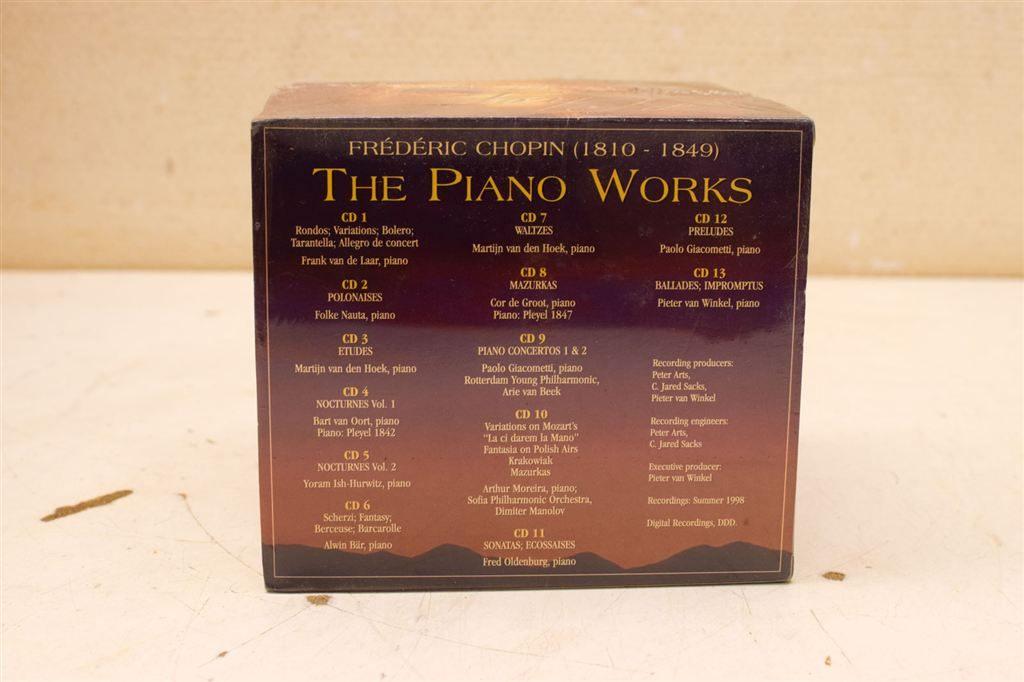 13 cd Box Chopin The piano Works 47078, Ophalen of Verzenden, Gebruikt