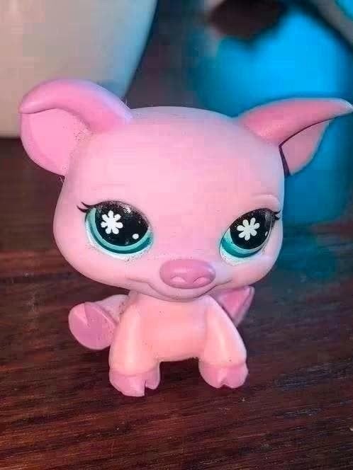 Littlest Pet Shop Varkentje LPS Roze Figuur, Ophalen of Verzenden
