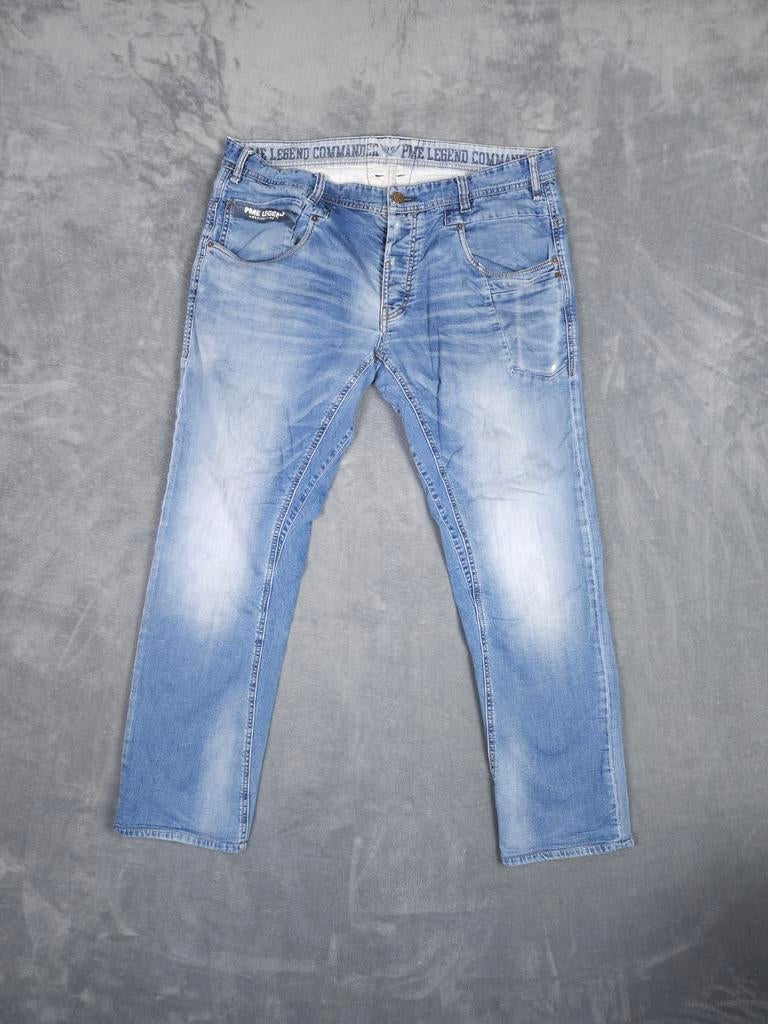 Pme Legend Broek Commander W38 L34 Blauw Jeans Pall Mall., W36 - W38 (confectie 52/54), ., Zo goed als nieuw, .