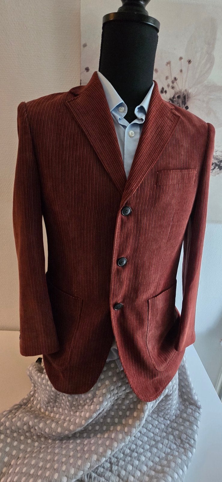 Giorgio Armani Collezioni heren blazer 52, Ophalen of Verzenden, Zo goed als nieuw, Rood, Gio