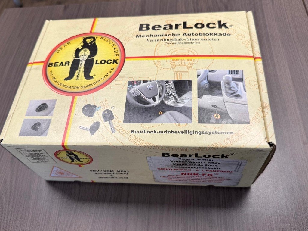 Nieuwe Bearlock versnellingsbakslot VW Caddy handgeschakeld, Ophalen of Verzenden, Nieuw, Volkswagen