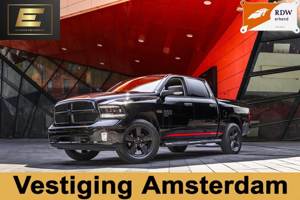Dodge Ram 1500 4X4 5.7 V8 4x4 Crew Cab | LPG | Alpine | Pano, Auto's, Dodge, Automaat, Gebruikt, 5654 cc, Zwart