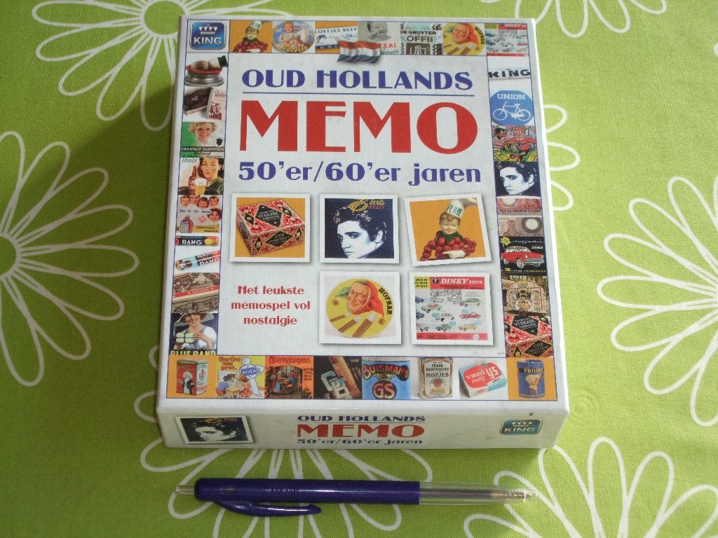 Oud Hollands Memo 50'er / 60'er jaren, Hobby en Vrije tijd, Gezelschapsspellen | Overige, Vijf spelers of meer, Ophalen of Verzenden
