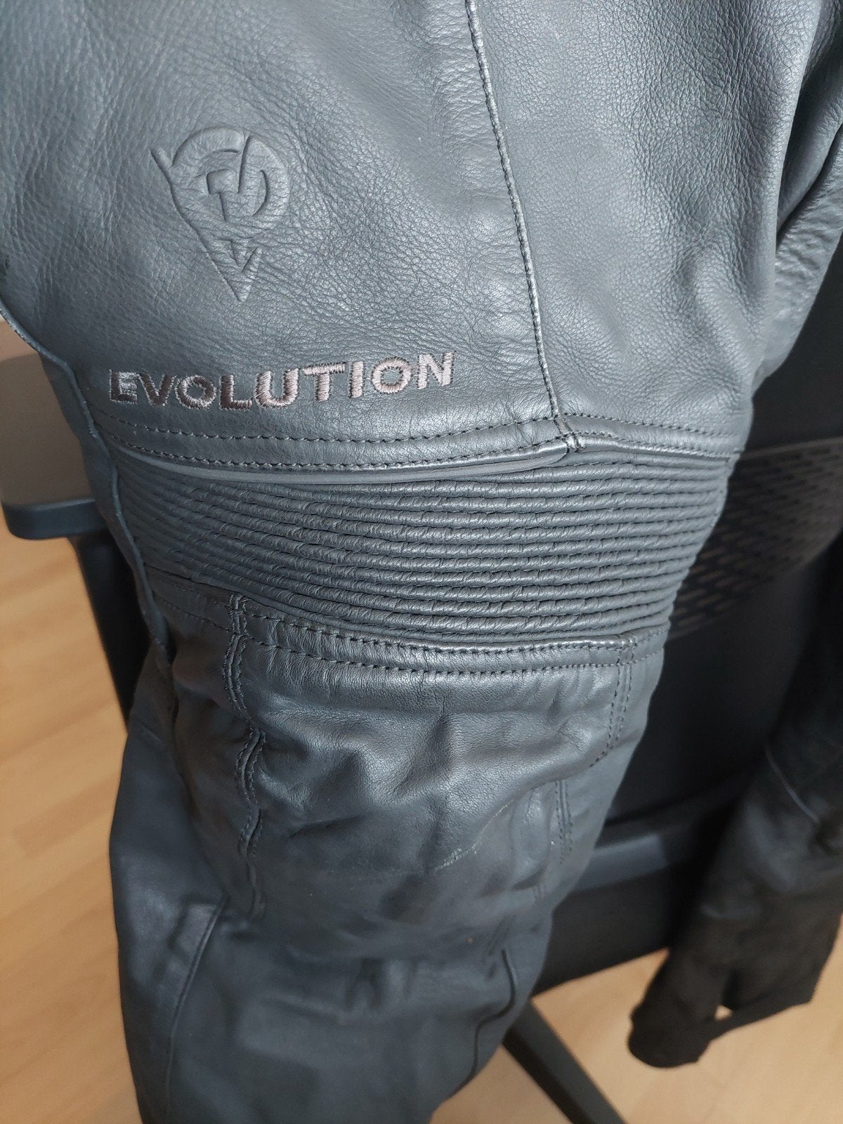 Evolution Leren Motorbroek Heren Maat 54 Zwart, Motoren, Ophalen of Verzenden, Heren, Broek | leer, Evolution Motorcycling Clothing