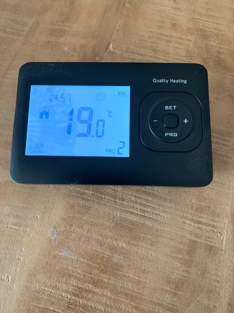 Klok thermostaat digitaal, Doe-het-zelf en Verbouw, Verwarming en Radiatoren, Thermostaat, Minder dan 30 cm, Minder dan 60 cm