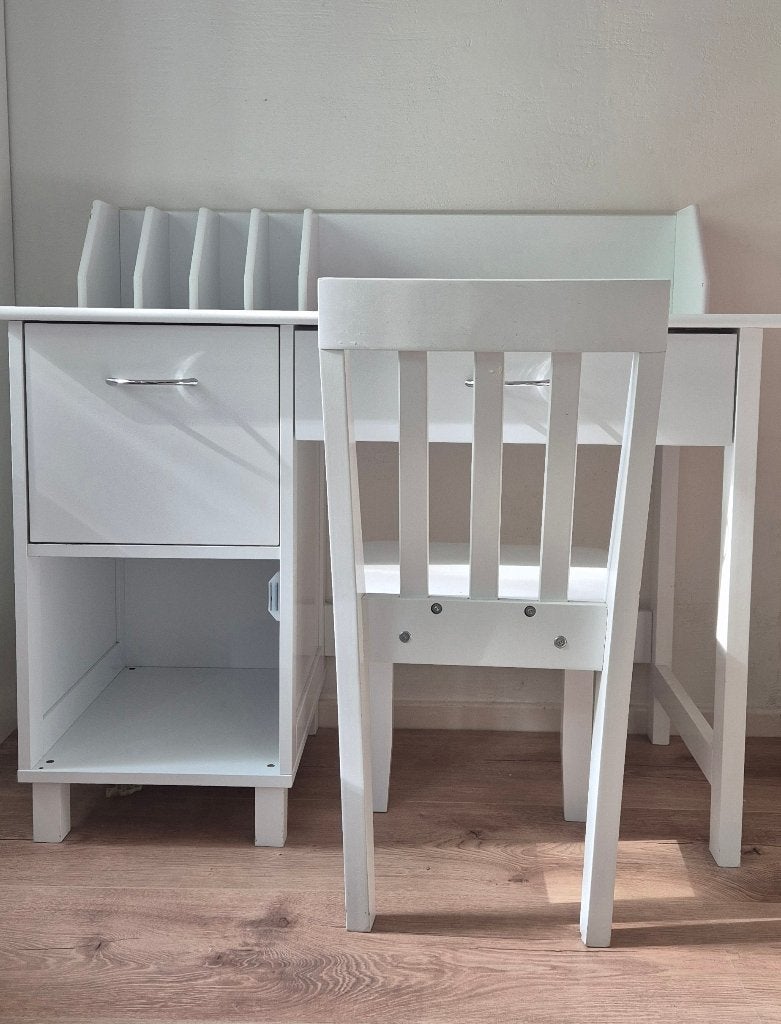 Kinderbureau met stoel, Kinderen en Baby's, Ophalen, Gebruikt, Tafel(s) en Stoel(en)