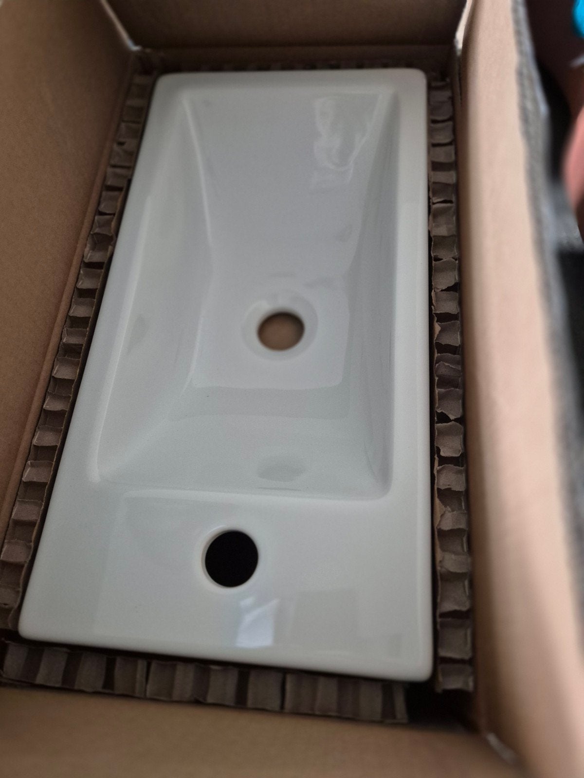 Metis Fontein Toilet Keramiek Glans Wit 50x30x13 cm, Ophalen, Nieuw, Toilet