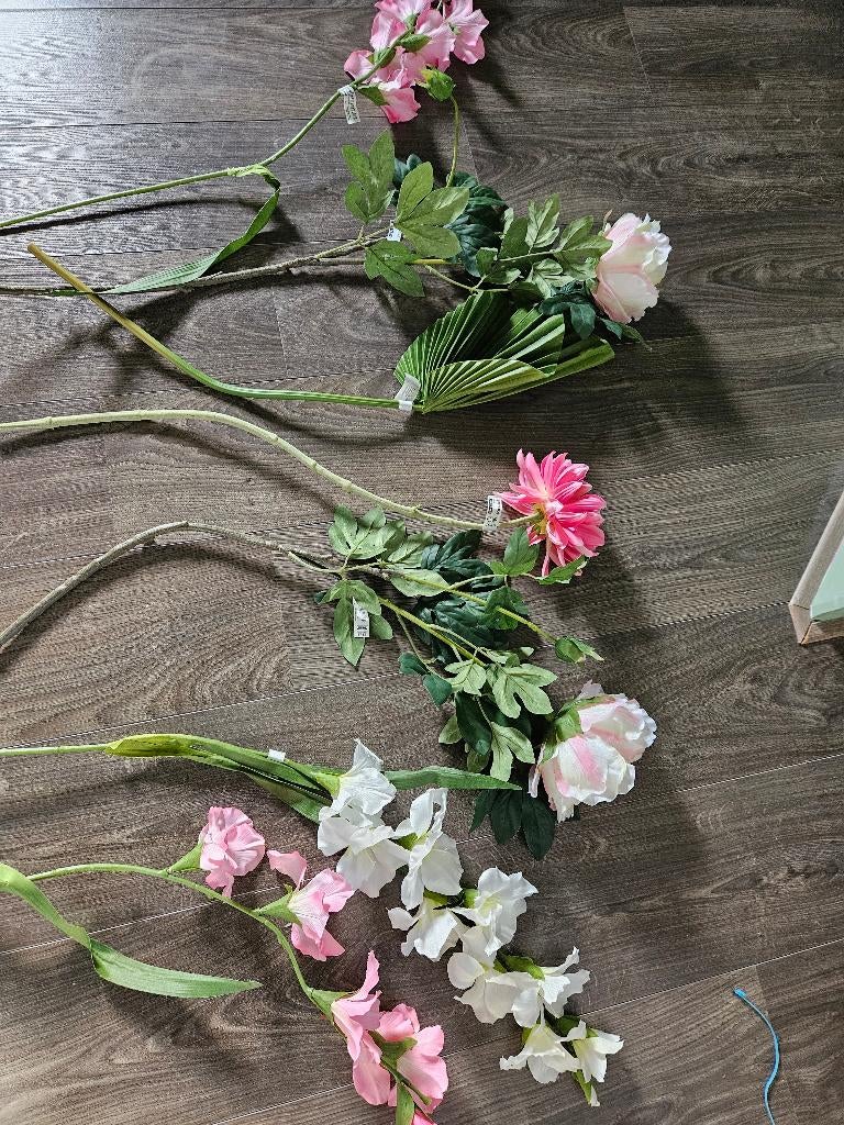 Gloednieuw 6 grote zijden ikea bloemen, Ophalen, Kunstbloem, IKEA, 50 cm