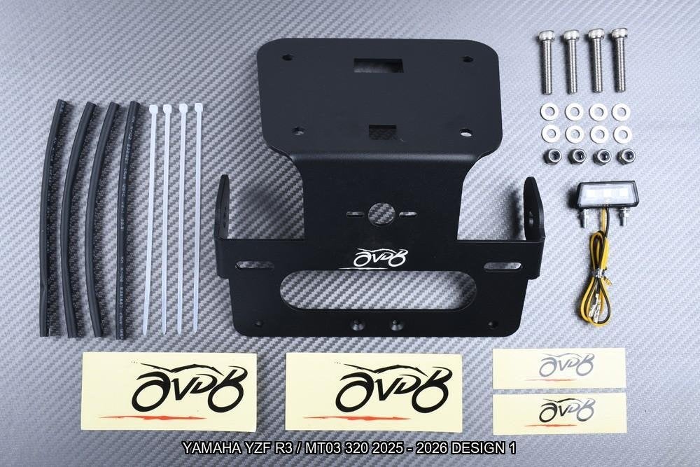 Korte Kentekenplaathouder YAMAHA YZF R3 MT03 320 2025 - 2026, Ophalen of Verzenden, Nieuw
