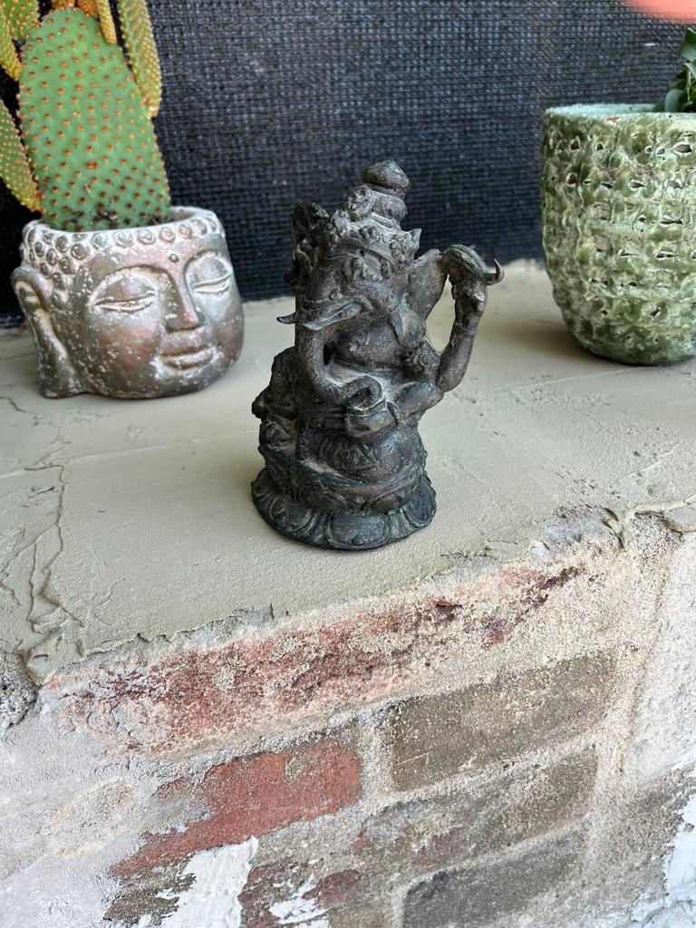 Ganesh boeddha olifant brons Ganesha, Ophalen of Verzenden, Schipluidenlaan 20 5035KJ Tilburg, Verburgt vintage, https://verburgtvintage.nl/#contact