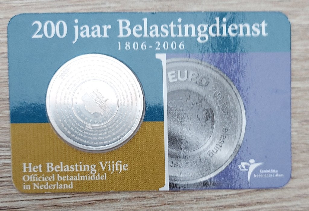 200 jaar Belastingdienst   5 euro zilver, Postzegels en Munten, Munten | Nederland, Koningin Beatrix, Zilver, Euro's, Ophalen of Verzenden