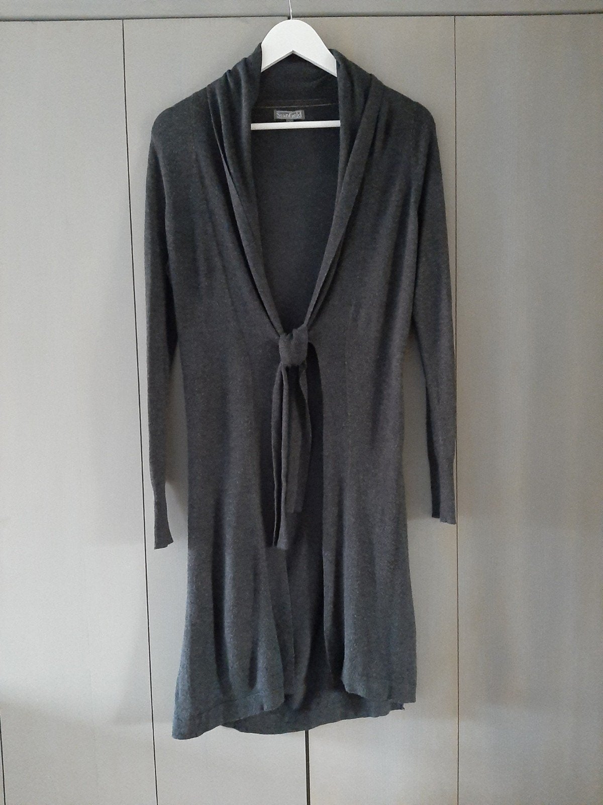 Mooi lang damesvest van Stanfield in antraciet, Kleding | Dames, Stanfield, Ophalen of Verzenden, Maat 36 (S), Grijs
