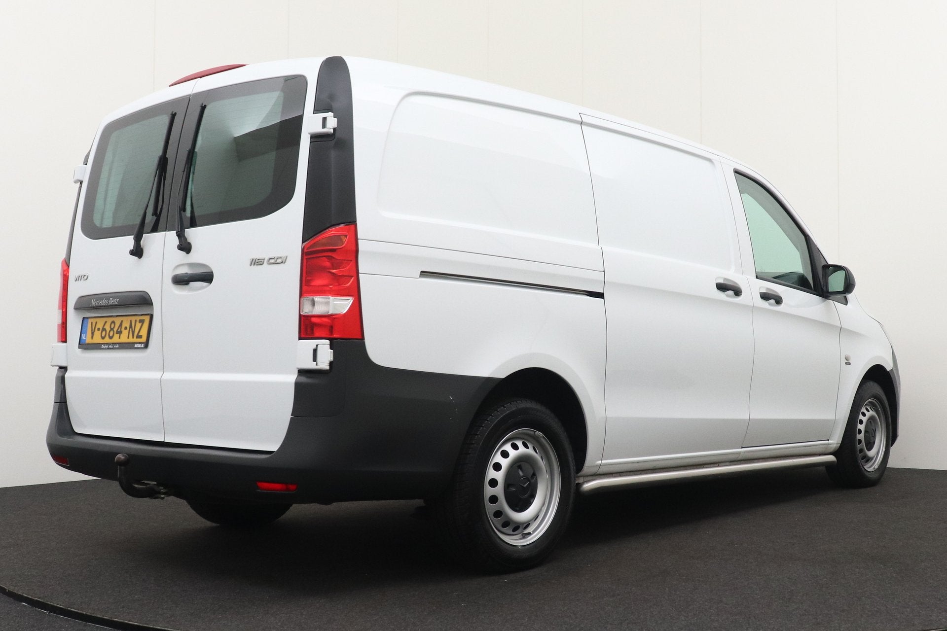 Mercedes-Benz Vito 116 164 PK CDI LANG EURO 6 Navi Climate C, Dealer onderhouden, Gebruikt, 4 cilinders, Verwarmde buitenspiegels