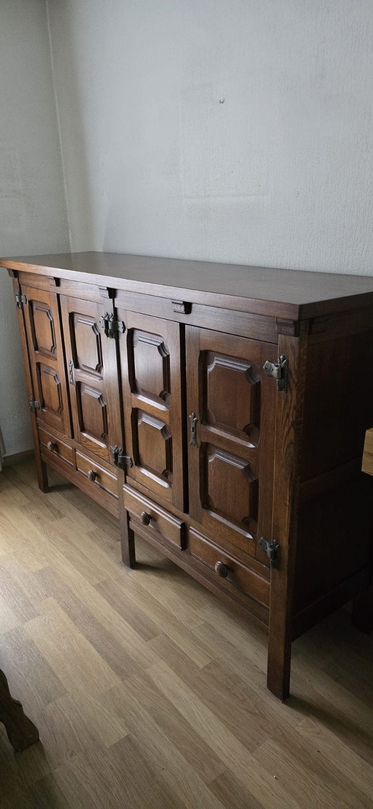 Wandmeubel van goede kwaliteit, Huis en Inrichting, Gebruikt, 150 tot 200 cm, Eikenhout, Ophalen of Verzenden