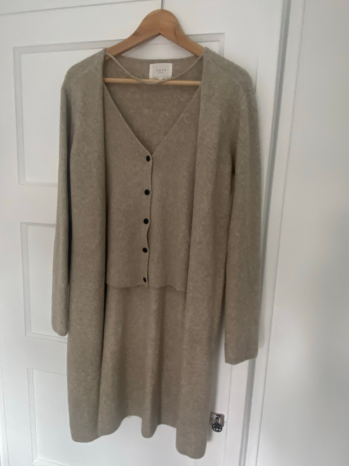 Yaya vest met giletje - Maat L, Ophalen of Verzenden, Zo goed als nieuw, Maat 42/44 (L), Beige