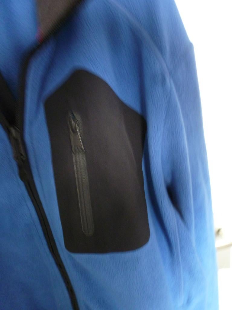 Napapijri fleece vest blauw L -GRATIS zend, Verzenden, Zo goed als nieuw, Maat 52/54 (L), Blauw