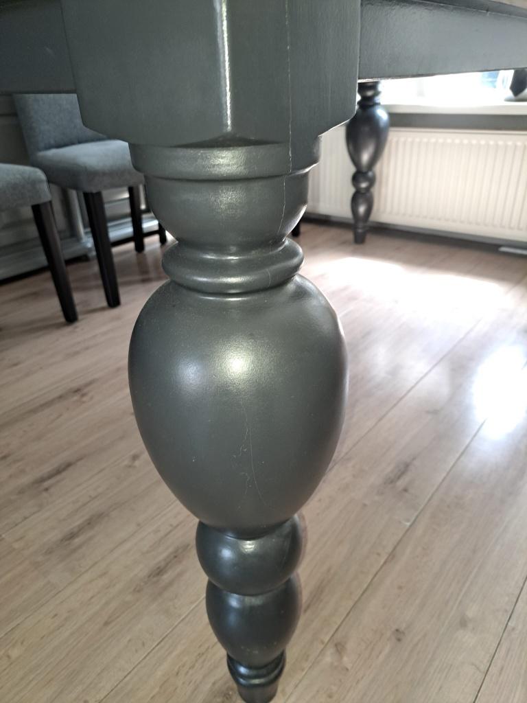 Eiken eettafel 200/100/79, Huis en Inrichting, Ophalen, Klassiek, Eikenhout, 200 cm of meer