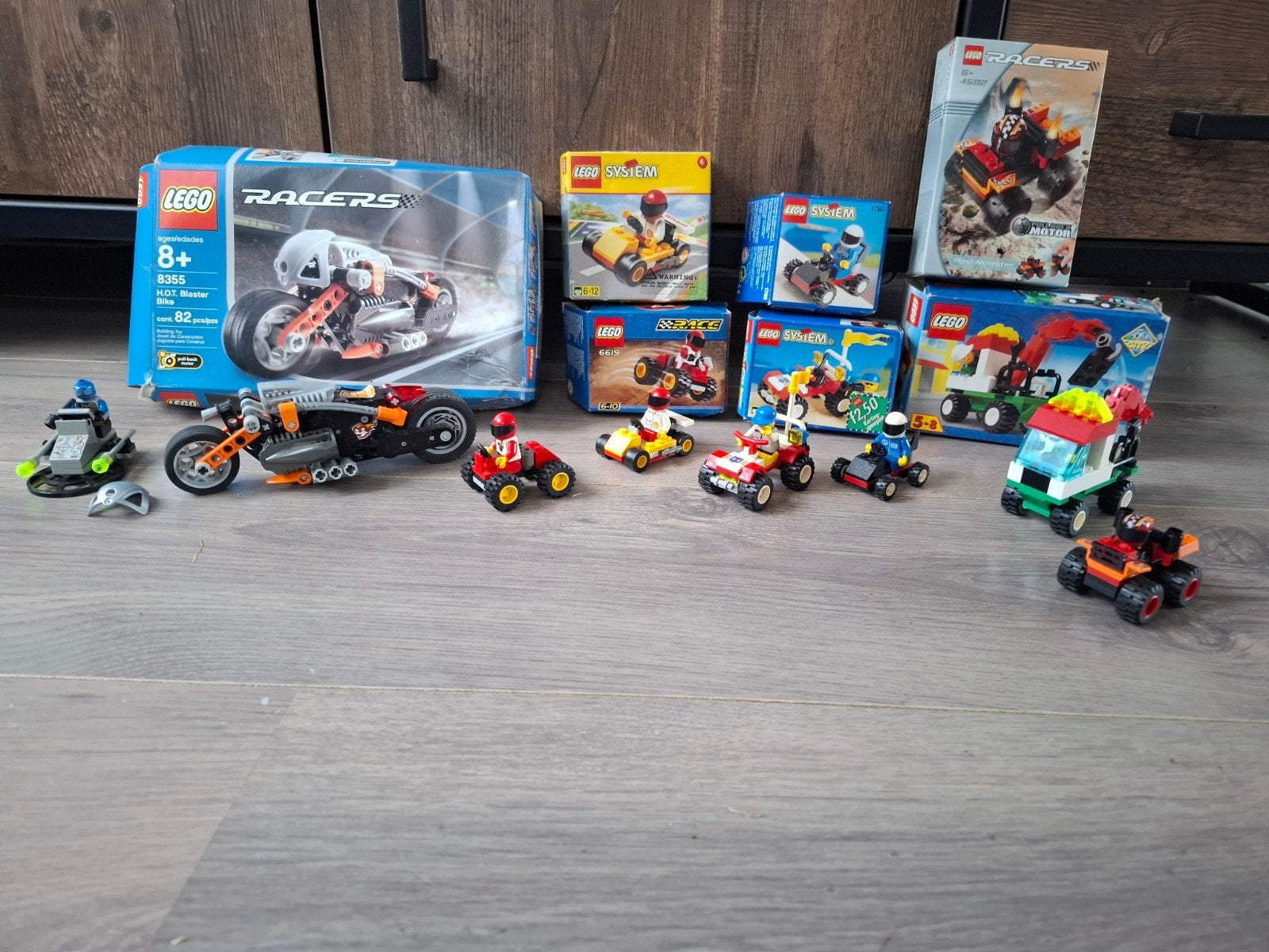 Diverse LEGO sets - Racers, City, System, Island, Ophalen of Verzenden, Gebruikt, Overige merken