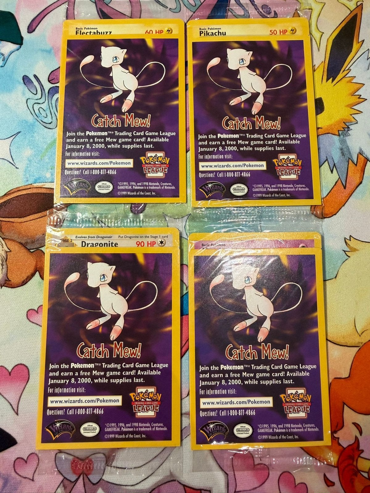 Pokemon movie promo setje sealed (4st), Ophalen of Verzenden, Zo goed als nieuw, Meerdere kaarten