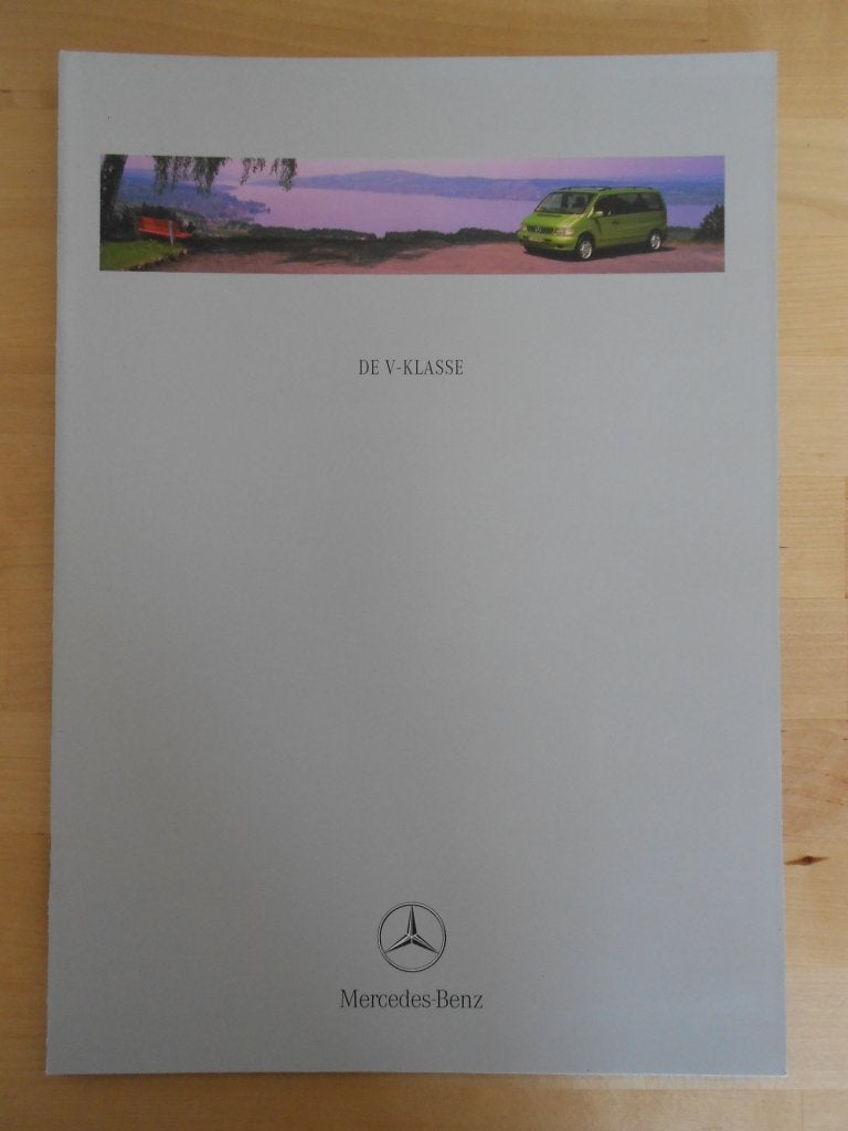 Mercedes V-Klasse Brochure 1998 - V230 V280, Zo goed als nieuw, Mercedes-Benz, Mercedes, Ophalen of Verzenden