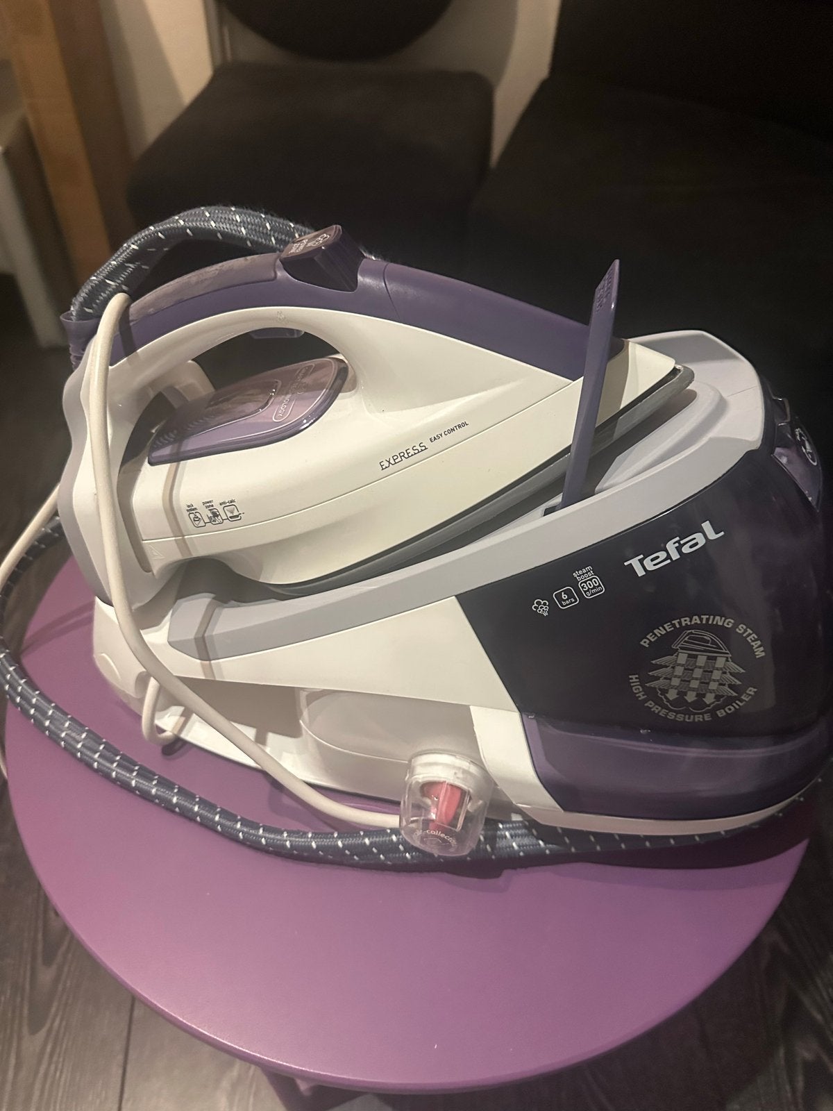 Tefal Express Easy Control Stoomgenerator Strijkijzer, Ophalen of Verzenden, Gebruikt, Strijkijzer met snoer