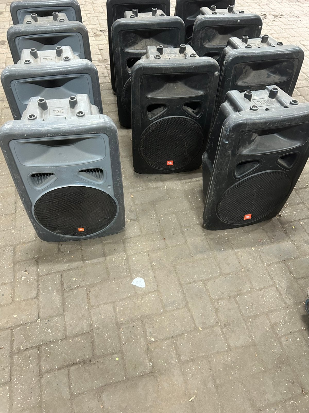 Jbl speakers 8x passief 4x actief, Ophalen, JBL, Zo goed als nieuw, 120 watt of meer