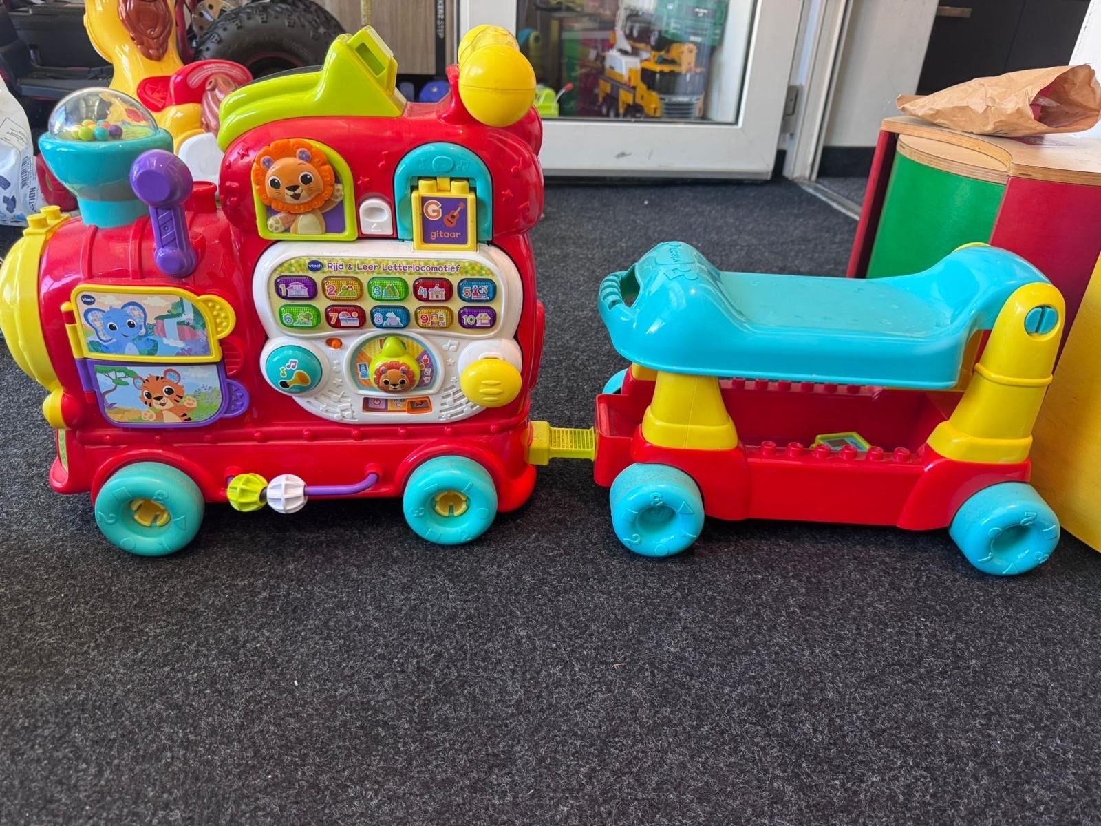 VTech Rijd en Leer letterlocomotief, Ophalen, Gebruikt